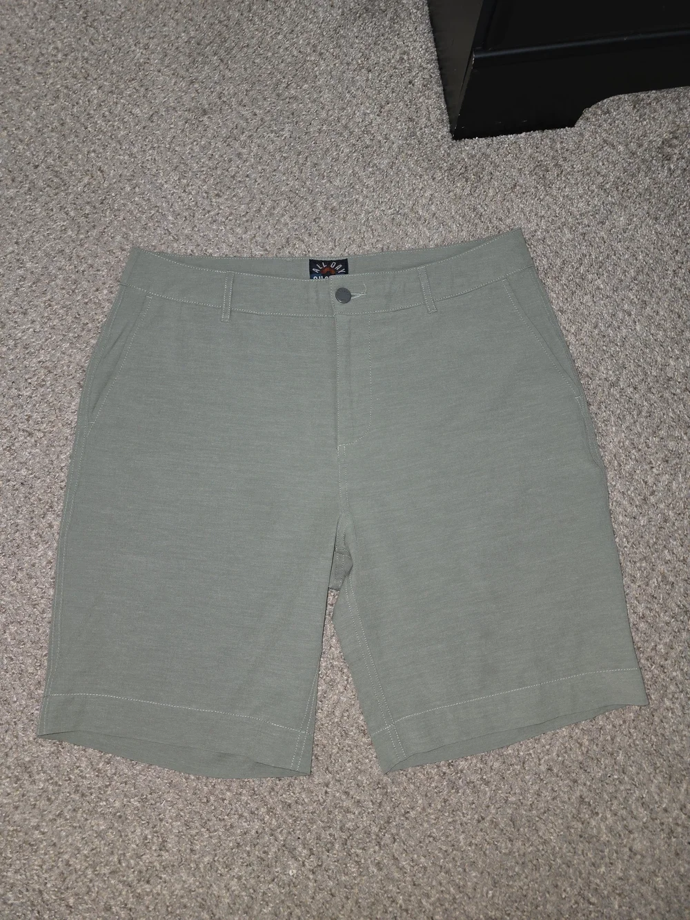 Faherty Men's All Day 9in Green Stretch Chino Shorts Size 34